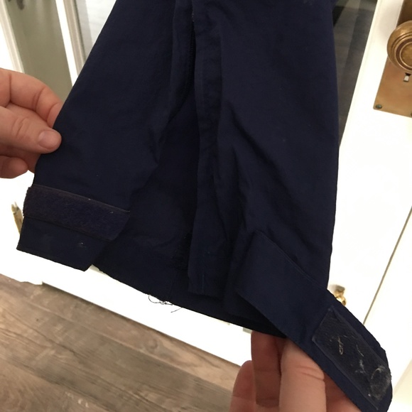 ADIDAS Nylon Track Pants/Joggers Navy - Picture 6 of 8